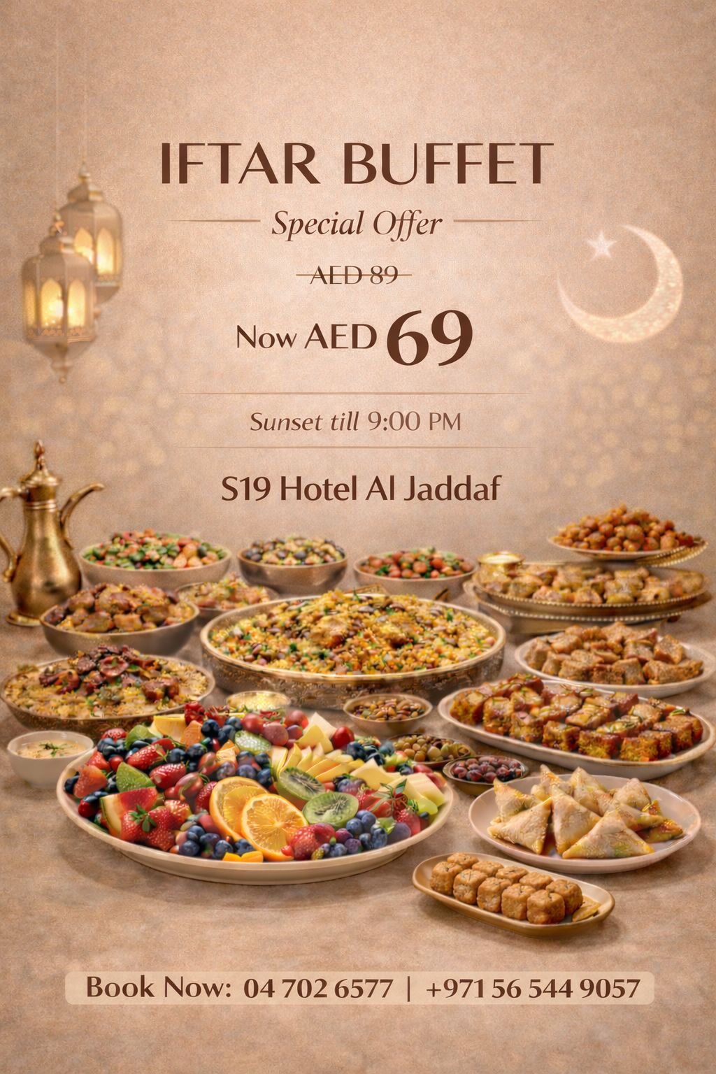 Ramadan Iftar Buffet at S19 Hotel Al Jaddaf